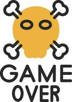 Game Over Vector Icon Design