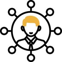 Stakeholder Management Vector Icon Design