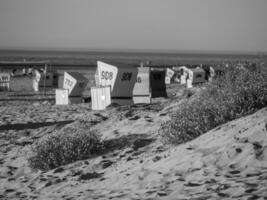 el playa de langeoog foto