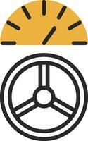 Driving Control Vector Icon Design