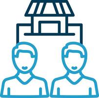 Market Segmentation Vector Icon Design