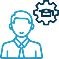 Knowledge Management Vector Icon Design