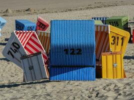 langeoog island in the north sea photo