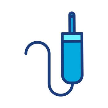 sonido cable, audio enchufar, cable icono vector imagen.adecuada para utilizar en web aplicaciones, móvil aplicaciones y impresión medios de comunicación. aislado en blanco antecedentes.