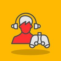 Gamer Vector Icon Design