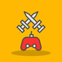 Fighting Game Vector Icon Design
