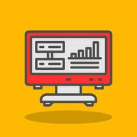 Data Driven Insights Vector Icon Design
