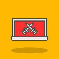 Laptop Vector Icon Design