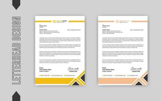 Corporate modern letterhead design template ,creative modern letterhead design template for your project vector pro