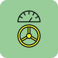 Driving Control Vector Icon Design