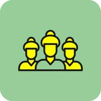 Teamwork Vector Icon Design