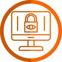 Internet Privacy Concerns Vector Icon Design