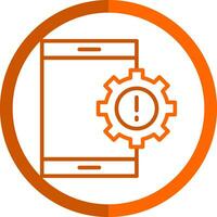 Mobile App Vulnerabilities Vector Icon Design