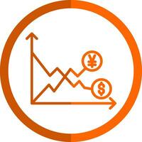 Stock Market Volatility Vector Icon Design