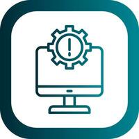 IT System Failures Vector Icon Design