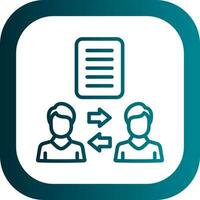 Contract Disputes Vector Icon Design