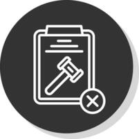 Regulatory Non Compliance Vector Icon Design