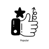 Popular doodle Icon Design illustration. Ecommerce and shopping Symbol on White background EPS 10 File vector