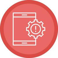 Mobile App Vulnerabilities Vector Icon Design