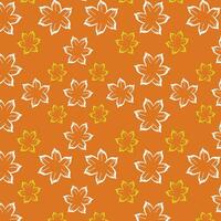 Autumn seamless pattern design for tiles, wallpaper, wrapping paper. vector