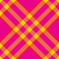 Plaid pattern vector. Check fabric texture. Seamless textile design for clothes, paper print. vector