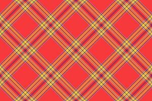 Check background tartan of plaid fabric seamless with a textile pattern texture vector. vector