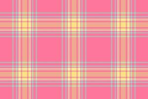 Texture fabric plaid of pattern textile background with a seamless vector check tartan.