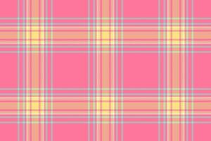 Texture fabric plaid of pattern textile background with a seamless vector check tartan.