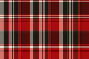 Texture vector pattern of plaid textile fabric with a seamless tartan background check.