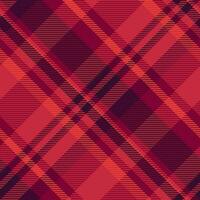 Background check pattern of vector seamless tartan with a texture textile fabric plaid.