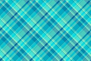 Plaid seamless fabric of background check vector with a textile tartan texture pattern.
