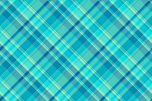 Plaid seamless fabric of background check vector with a textile tartan texture pattern.