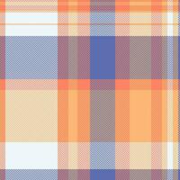 Fabric textile plaid of background tartan vector with a seamless check pattern texture.