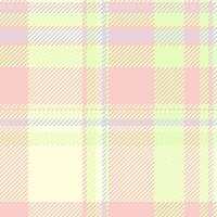 Pattern vector check of fabric tartan texture with a seamless plaid textile background.