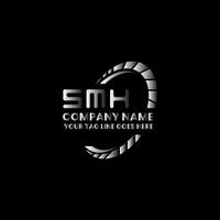 SMH letter logo vector design, SMH simple and modern logo. SMH luxurious alphabet design