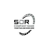 SDR letter logo vector design, SDR simple and modern logo. SDR luxurious alphabet design