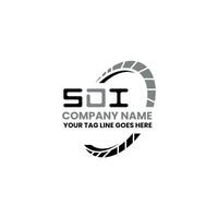 SDI letter logo vector design, SDI simple and modern logo. SDI luxurious alphabet design