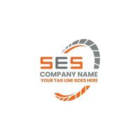 SES letter logo vector design, SES simple and modern logo. SES luxurious alphabet design