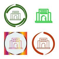 Museum Building Vector Icon