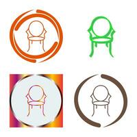 Ancient Chair Vector Icon