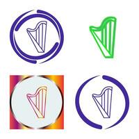 Harp Vector Icon