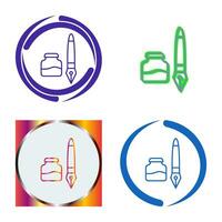 Ink and Pen Vector Icon