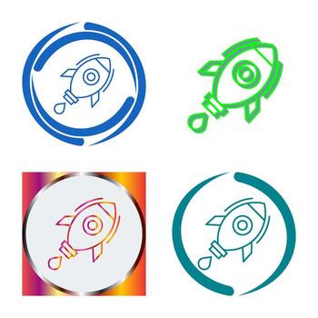 icono de vector de cohete