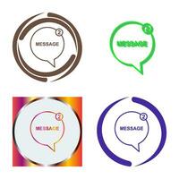 Message Bubbles Vector Icon