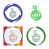 Unique Global Signals Vector Icon