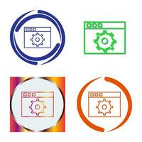 Unique Settings Vector Icon