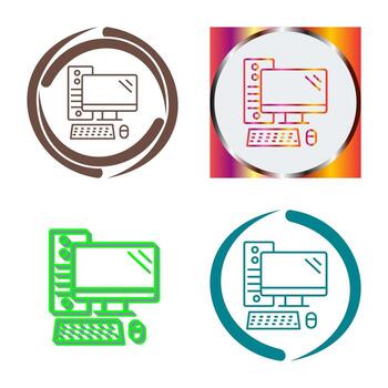 Computer Vector Icon