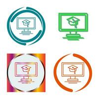 Online Course Vector Icon