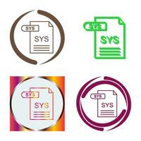 SYS Vector Icon