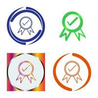 Unique Quality Control Vector Icon